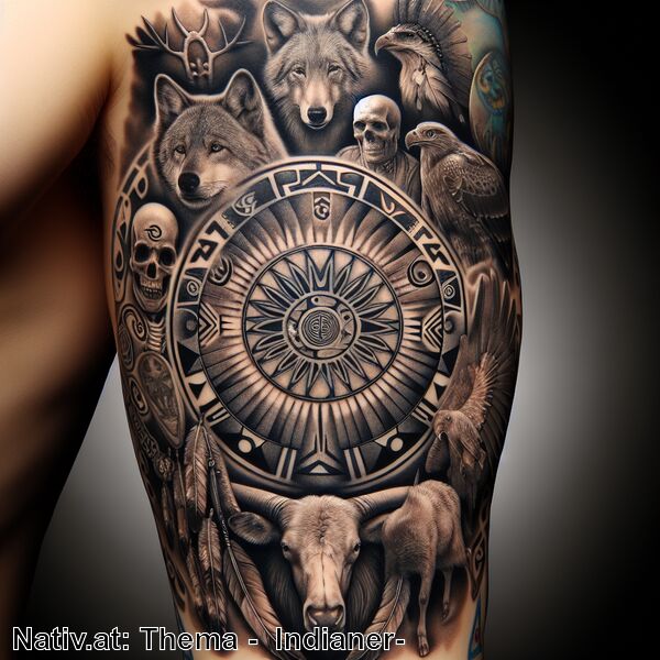 Indianer-Tattoo: Bedeutung und Symbolik des beliebten Motivs