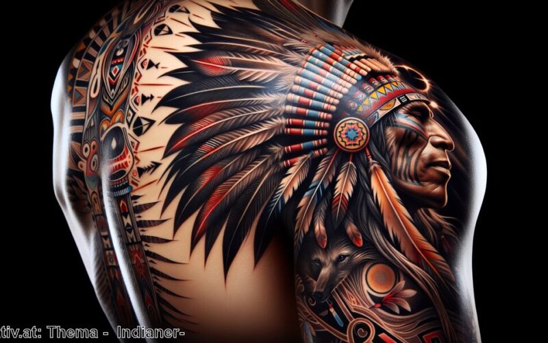 Indianer-Tattoo: Bedeutung und Symbolik des beliebten Motivs